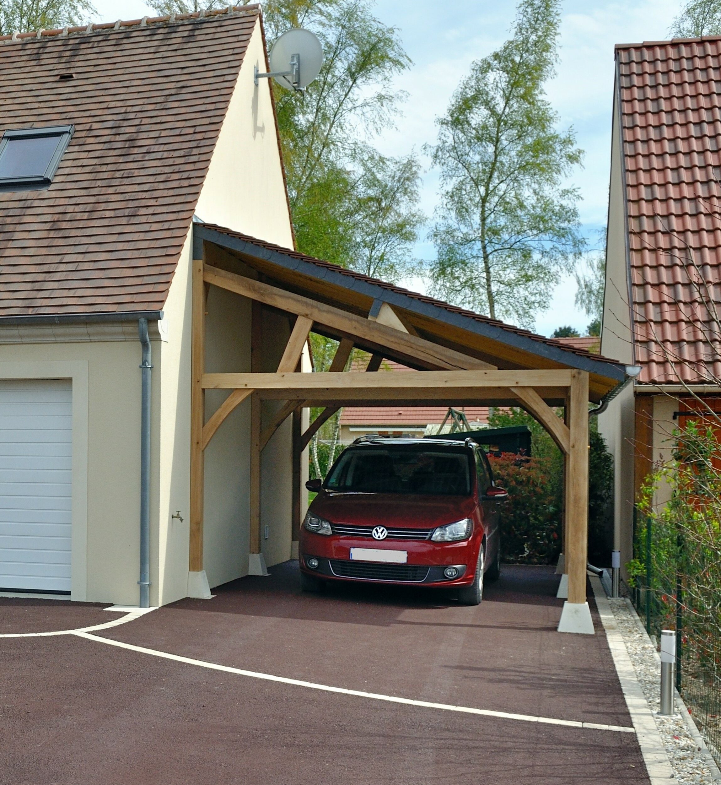 Auvent - Profil Bois spécialiste en construction de charpente bois