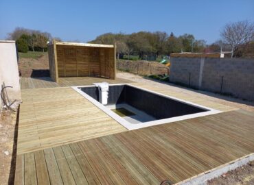 Terrasse bois piscine