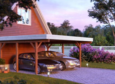 Carport bois 20,6m² expo