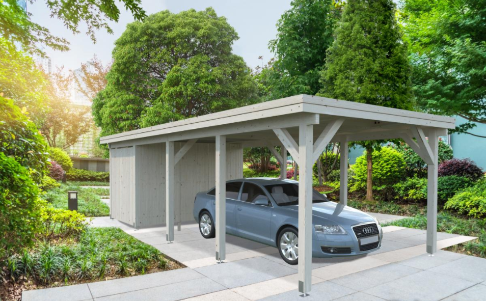 Carport bois 23,1m²