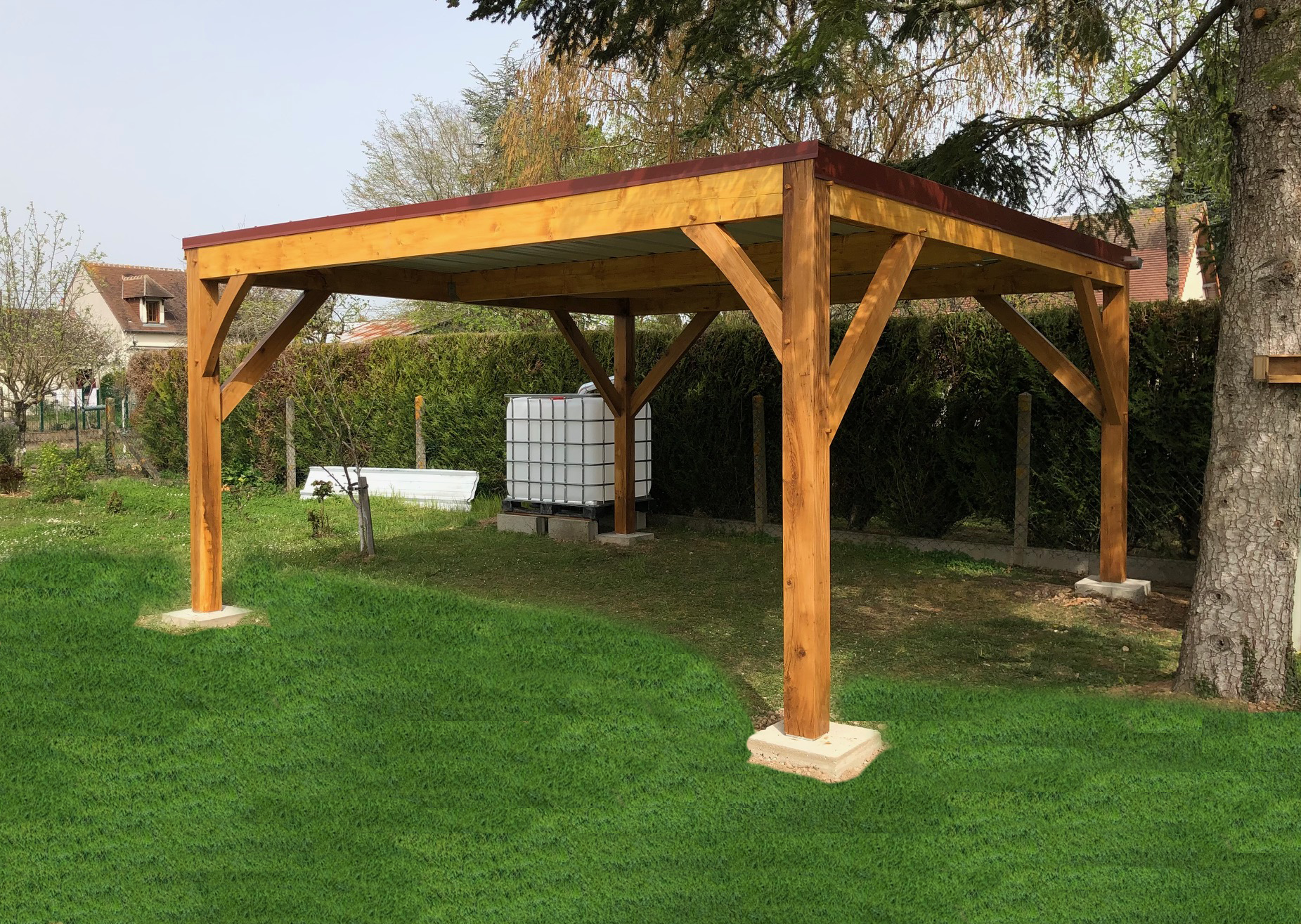 Carport - Profil Bois spécialiste en construction de charpente bois