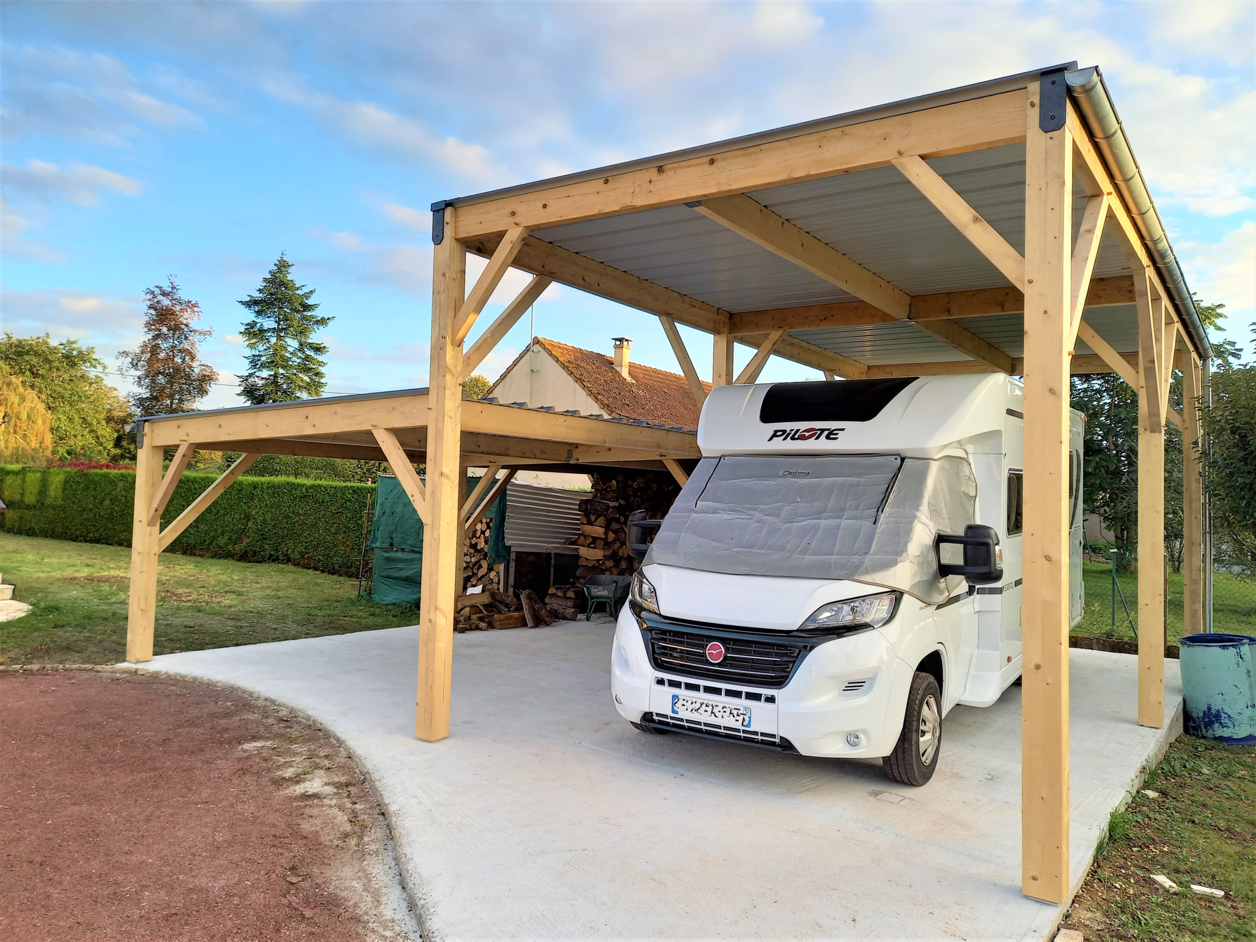 Carport - Profil Bois spécialiste en construction de charpente bois