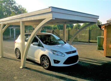 Carport bois 1 voiture